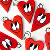Wooden Heart Ornament (Available in 8 colors!)