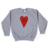 ADULT Heart Sweatshirt (Available in 5 colors!)