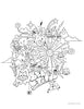 Wild Beautiful Coloring Page - Free Downloadable PDF