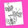 Butterfly Coloring Page - Free Downloadable PDF