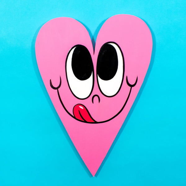 Sweet Heart Cut-Out Painting - 9 COLORS TO CHOOSE FROM!