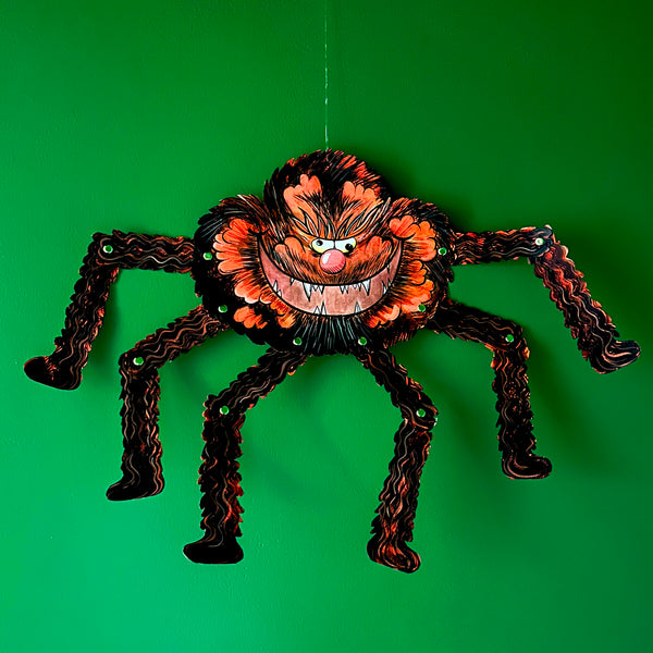 Hand-Painted Articulated Halloween Paper Cut-Outs