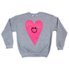 Hot Pink Heart Sweatshirt