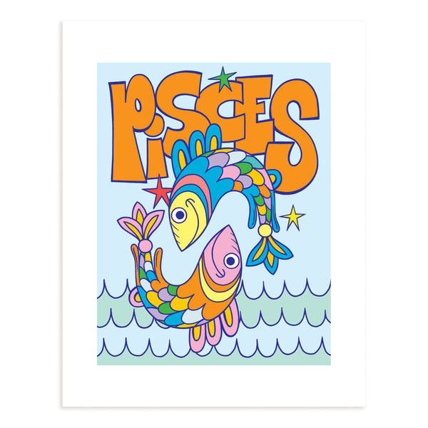 Zodiac Print: Pisces