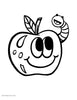 Apple Coloring Page - Free Downloadable PDF