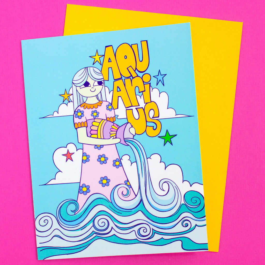 Zodiac Card: Aquarius