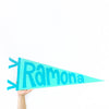 Custom Wood Name Pennant