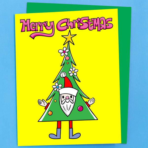 Surprise! It's Santa! Holiday Card