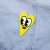 Lemon Yellow Heart Patch