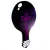 ULTRAVIOLET BLACK LIGHT Light Bulb Cut-Out Painting