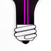 ULTRAVIOLET BLACK LIGHT Light Bulb Cut-Out Painting