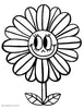 Flower Coloring Page - Free Downloadable PDF