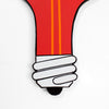 RED LIGHT SPECIAL Light Bulb Cut-Out Painting