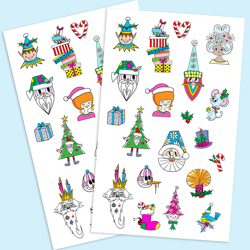 Ho-Ho-Holiday Sticker Set